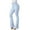 Light Blue, variant on XFLWAM Bell Bottom Jeans for Women High Waisted Classic Flared Denim Pants Red S