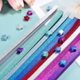 thumbnail image 3 of RUNROTOO 1040pcs Star Making Paper Glitter Paper for Craft Enthusiasts Assorted Color Shimmering Design for Birthdays, 3 of 8