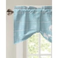 thumbnail image 2 of Bathroom Bathtub Shower Curtain Cat Foam Window Valance Curtain Kitchen Cafe Short Curtains Living Room Tie-Up Valance Curtain, 2 of 6