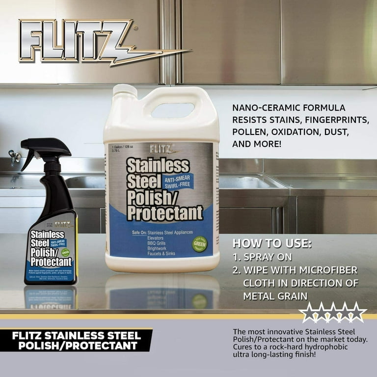 Flitz Stainless Steel Polish/Protectant 1 Gallon/3785ml