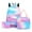 Purple, variant on Smrinog Tie Dye Backpack Student Schoolbag Laptop Bookbag 3 Piece Insulated Lunch Box