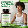 thumbnail image 3 of Healthy Way SAM-e Supplement for Brain Health, Liver, Mood & Joint Support, 400mg, 90 Capsules, 3 of 7