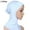 White, variant on Women Soft Muslim Full Cover Hijab Hat