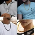 thumbnail image 6 of FindChic Chains Necklace for Men, 22inch 9mm Black Stainless Steel Cuban Link Chain Father's Day Christmas Jewelry Gifts for Him/Dad/Husband with Gift Box, 6 of 7
