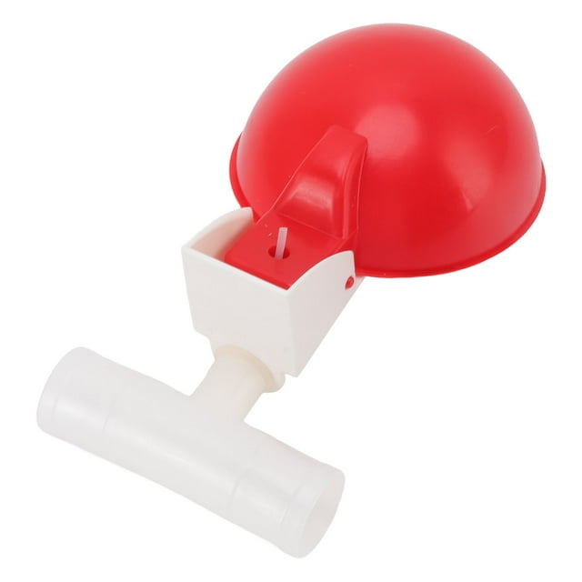 Juego De 10 Vasos Para Beber Pollo, Bebedero Automático De Agua, Plástico Rojo Para Aves De Corral, Pato Y Pájaro