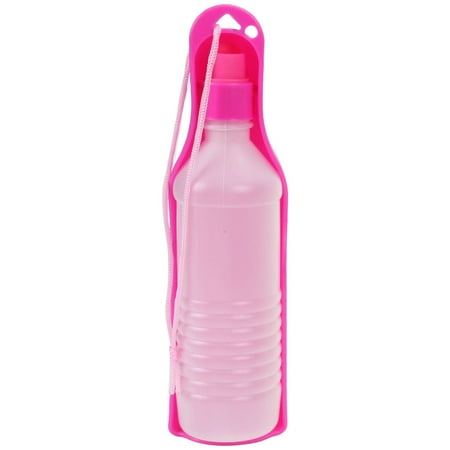UPC: 0700118843642 | LucyBelle Pets LucyBelle Blue/Pink/Yellow Nylon/Plastic Pets Travel Water Bottle