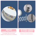 thumbnail image 4 of HLONK 3X/5X Magnifying Mirror Wall-Mount Double-sided Magnified Mirror Extendable Makeup Mirror 7-Inch Vanity Mirror No-drill Installation, 4 of 9