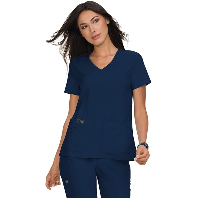 KOI Basics Ultra Comfortable Lightweight Becca Scrub Top for Women