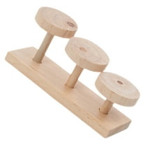 Hamster Toys Bird Cage Accessories Gerbil Ladder Parrot Platform Molar Wooden