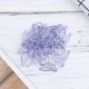 thumbnail image 2 of 12 clips de papel de dibujos animados con forma de tulipán morado, pinzas creativas para marcapáginas (morado), 2 of 5