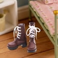 thumbnail image 6 of MERIGLARE 1/3 Doll Shoes Photo Props, Trendy, Mini, Cool Doll Costume Accessories Women's Boots for 24 inch Female Action Figure Body Brown, 6 of 8