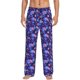 thumbnail image 1 of Balery Skull daisy purple Pantalones de pijama para hombre, pijama ultraligero, pantalón de descanso-Large, 1 of 6