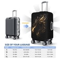 thumbnail image 4 of Fuzoiu Black And Gold Fire Dragon Print Suitcase Cover,Washable Luggage Covers for Suitcase,Elastic Luggage Protector Cover,Scratch Resistant Travel Suitcase Covers-X-Large, 4 of 7