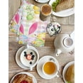 thumbnail image 4 of Happy Easter Kitchen Dish Towels for Drying Dishes Set of 4, Spring Bunny Colorful Eggs Flower Plaid Waffle Weave Microfiber Hand Tea Bathroom Towels Quick Dry & Absorbent Towel 15.7x23.6, 4 of 7