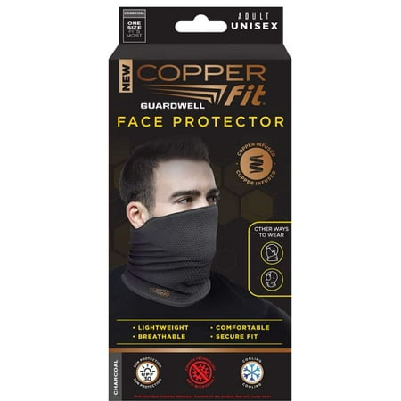 Copper Fit GuardWell Face Protector Gray