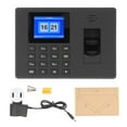 thumbnail image 2 of Employee Checking in Recorder, Multilingual Support 100-240V Voice Prompt Fingerprint Time Attendance Machine High Accuracy  for Office US Plug 100-240V, 2 of 7