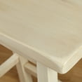 thumbnail image 3 of TMS Marney 30" Indoor Saddle Bar Stool, Set of 2, Buttermilk, 3 of 6
