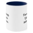 thumbnail image 2 of Coworker Gifts Two-Tone 11oz Mug "I'm not bossy, I just have better ideas.", 2 of 4