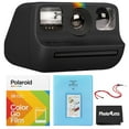 thumbnail image 1 of Polaroid GO Camera Black + Polaroid GO Color Film – Double Pack + Album + Strap, 1 of 11