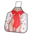 thumbnail image 1 of 39 Opciones Nueva Novedad Divertida Broma Delantales Rude Kitchen Cheeky BBQ Delantal De Cocina Novedad Inicio Delantales Babero Bowknot perfecl Delantal de cocina de poliéster, 1 of 6