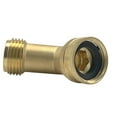 thumbnail image 3 of Brass Hose Elbow Extender 2Pcs Solid Connector 45 Adapter, 3 of 5
