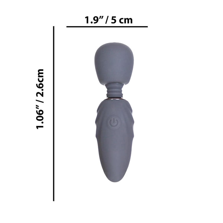 BMS Factory M'Lady Rechargeable Silicone Tiny Personal Massage Wand, Grey - Walmart.com BMS Factory M'Lady Rechargeable Silicone Tiny Personal Massage Wand, Grey - Walmart.com