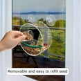 thumbnail image 4 of Heavy Duty Acrylic Bird House, Clear Acrylic Window Bird Feeder With Easy To Clean Removable Tray, 4 of 4