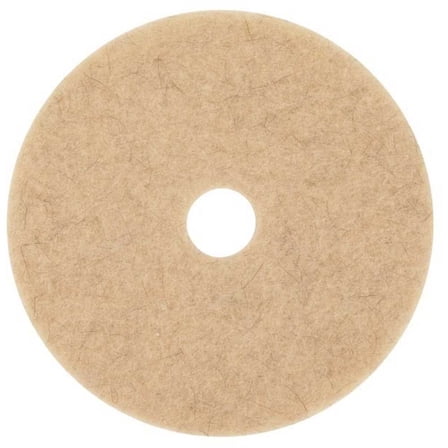 3M 3500 Burnishing Pad, 20 In, Tan, PK 5