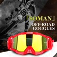 thumbnail image 3 of Gafas de motocicleta Dirt Bike Atv Off Road gafas anti ultravioleta para adultos mujeres hombres, 3 of 5