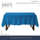 thumbnail image 2 of Mantel Rectangular 2.50 X 1.50 Colores Azul Turqueza, 2 of 7