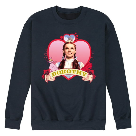 Wizard of Oz - Heart Dorothy - Men's Crew Neck Fleece Pullover
