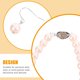 thumbnail image 2 of 1 juego de joyería de concha y perla, pulsera decorativa, pendientes, collar y bisutería (rosa), 2 of 7