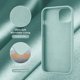 thumbnail image 5 of Entronix Funda de Silicona para iPhone 15, Suave Al Tacto, Antiarañazos y a Prueba de Golpes, Color Verde Azulado, 5 of 7