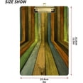 thumbnail image 2 of FMSHPON Creative Wood Background Clipboard Hardboard Wood Nursing Clip Board and Pull for Standard A4 Letter 13x9 inches, 2 of 7