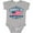 AC-Heather Grey, variant on Inktastic Memorial Day Honor The Fallen with American Flag Boys or Girls Baby Bodysuit