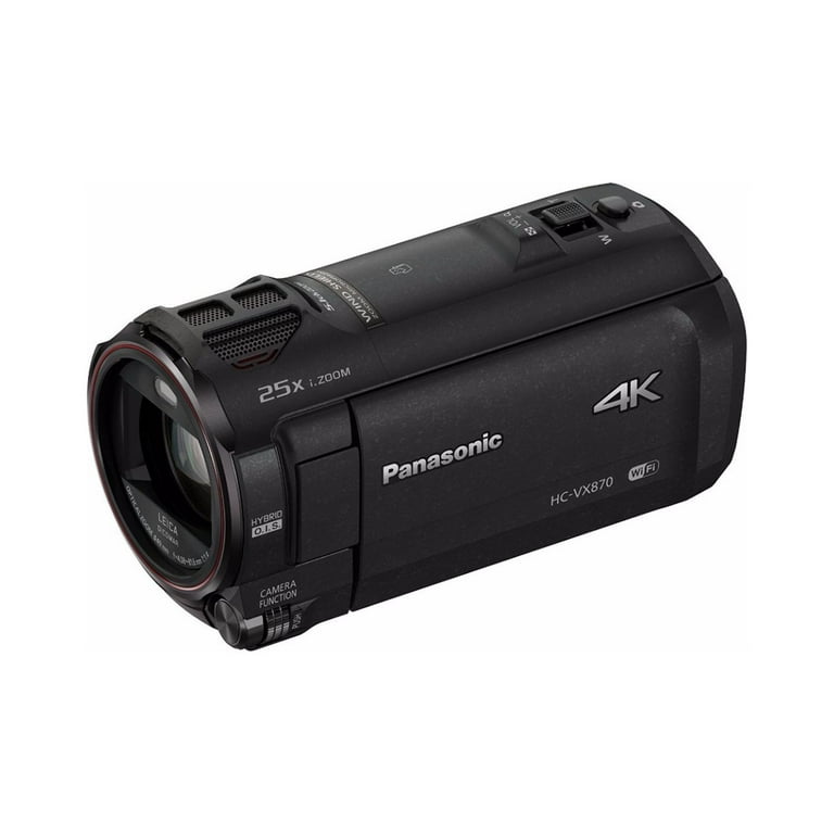 Panasonic Hc-VX870 4K Ultra HD Camcorder With 64GB SD and Memory