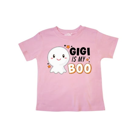 

Inktastic Gigi is my Boo with Cute Ghost Gift Toddler Boy or Toddler Girl T-Shirt