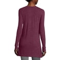 thumbnail image 2 of Hanes Women's Lightweight Spacedye Vented Tunic, 2 of 5