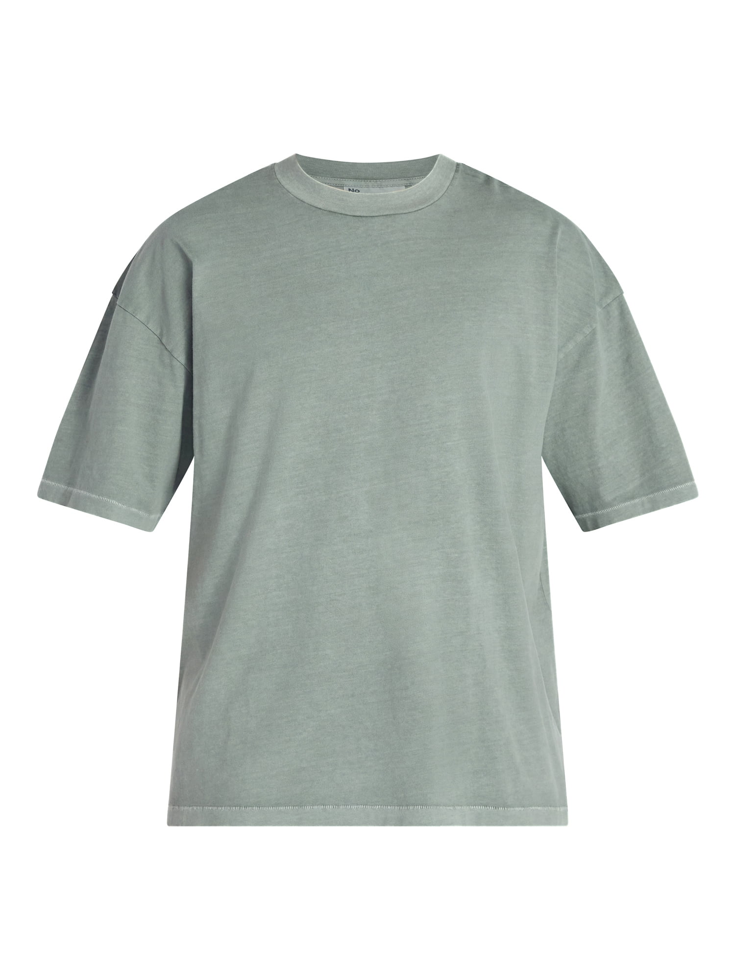 No Boundaries Men's Oversized Boxy Tee with Short Sleeves, XS-4XLT