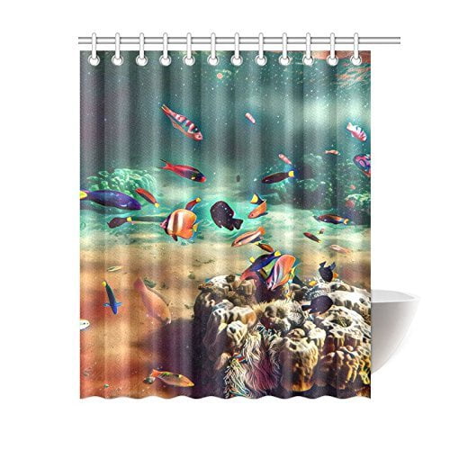 ARTJIA Tropical Fish Shoal Beautiful Under Water World Waterproof