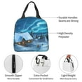 thumbnail image 4 of Disketp Mountain Cottage In Snow for Insulated Lunch Bag for Women and Men, Perfect for Work, Hiking, Picnic, 4 of 8