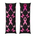 thumbnail image 1 of Fotbe Breast Cancer Funda para Almohada Corporal con Diseño, Funda de Microfibra Ultrasuave de 20x54 Pulgadas, Ropa de Cama Elegante, 1 of 7