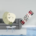 thumbnail image 2 of Reloj de pared navideño silencioso, de mesa, decoración, reloj colgante de dibujos animados y mantel de árbol de invierno para cocina, oficina,, 2 of 8