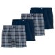 thumbnail image 1 of CECEBA calzoncillos tejidos para hombre, paquete de 4 - ropa interior, pantalones, algodón, logo, a cuadros, unicolor Azul 6XL (XXXXXX-Large), 1 of 3