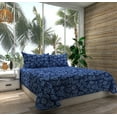thumbnail image 4 of Batik Leaf- Recycled Plastic/Sustainable Cotton King Duvet Cover Set Including 2 Shams.Made in Green by Oeko-Tex., 4 of 4
