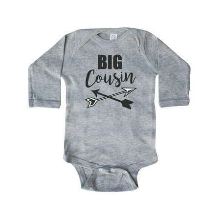 

Inktastic Big Cousin with Arrows Gift Baby Boy or Baby Girl Long Sleeve Bodysuit