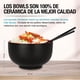 thumbnail image 2 of 4 Platos Hondos con Palillos CASA LITUS de Cerámica para Ramen Noodles Palillos 4 Pz, 2 of 8