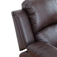 thumbnail image 6 of MAYEERTY Power Recliner Chair, Breathable Leather Electric Reclining Chair with Adjustable Backrest for Living Room, Brown, 6 of 9