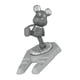 thumbnail image 1 of Soporte para teléfono con Oso Lindo, innovador, multifuncional, portátil, Kung Fu Bear, soporte para tableta y teléfono móvil de escritorio, color gris plateado, 1 of 12