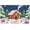 500 PCS, variant on Christmas Dessert Cabin 500 Piece Jigsaw Puzzle for Adults, Candy House Holiday Artwork, 20.5 x 15 IN